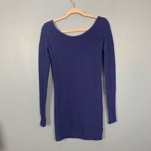 BCBG Generation Blue Body Con Mini Dress